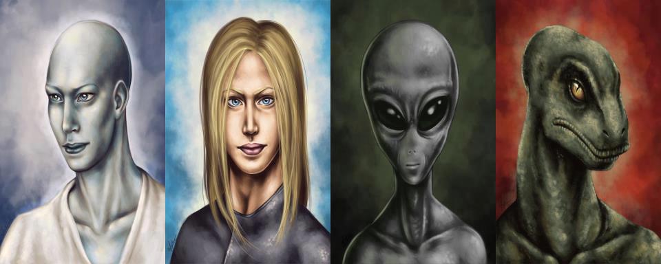 humanoid alien races