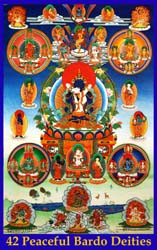 42 Peaceful Deities of the Bardo