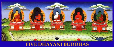 Five Dhayani Buddhas