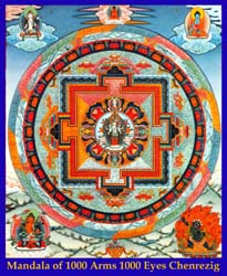 1000 Arms Avalokiteshvara Mandala