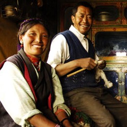 Tibeti család