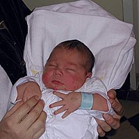 Dominik 1 day old (2002)