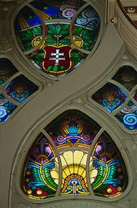 Budapest - Art Nouveau  style window