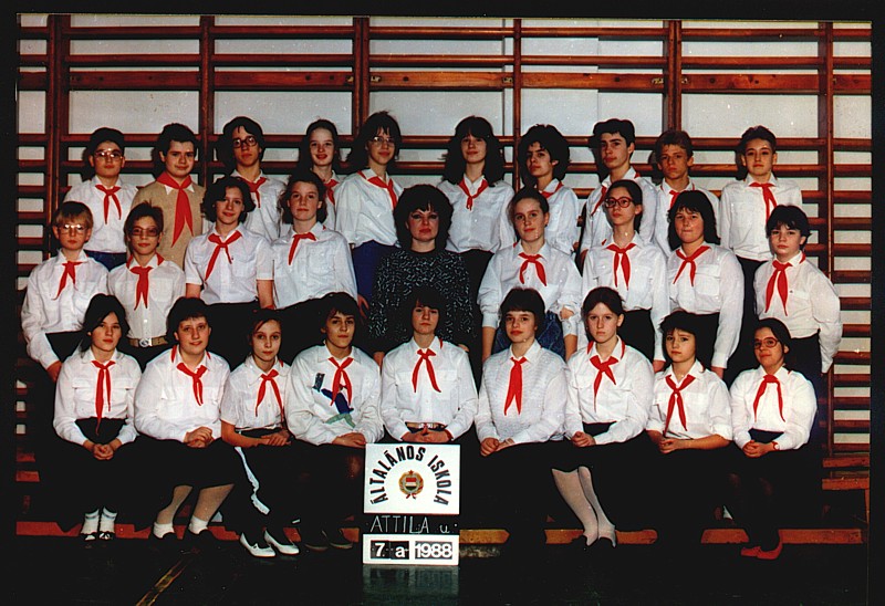 Attila úti általános iskola - 1987 - 6/a